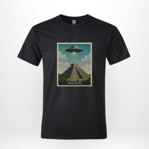 T-shirt black ♂︎ - I want to believe v2